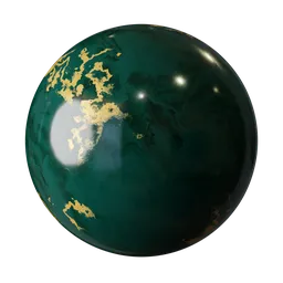Emerald Green Gold Vein Marble