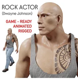 Rock Actor (Inspired by Dwayne Johnson)