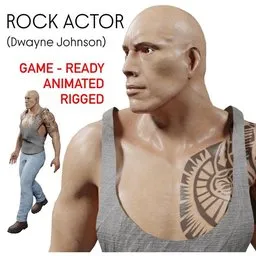 Rock Actor (Inspired by Dwayne Johnson)