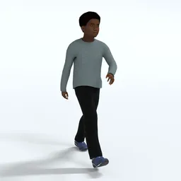 Will Boy Character Animated