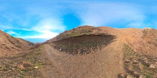 Mountain Trail Highland Landscape