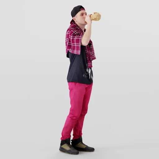 Young Rapper with Booze
