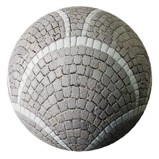 Shell Cobble Paving