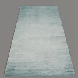 Solid blue carpet