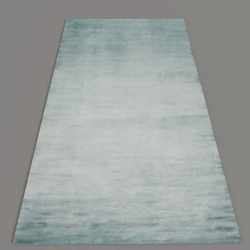 Solid blue carpet
