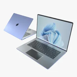Laptop 14 inches light blue