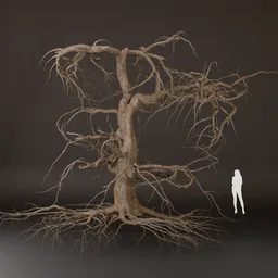 SJ-Natural Dry Tree Element