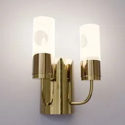 Wall lustre lamp