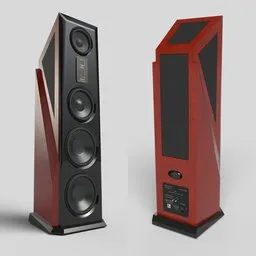 Hi-End Speaker Legacy Aries Red