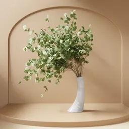 Eucalyptus vase