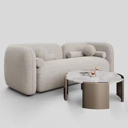 Bodur Japandi Style Couch