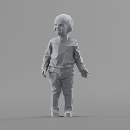 Lowpoly Children