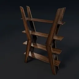 Wooden Display Shelf