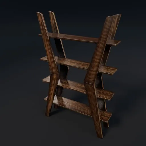 Wooden Display Shelf
