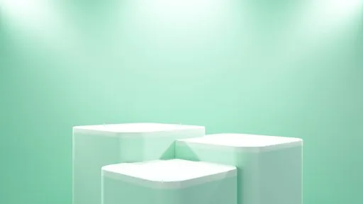 3D Light Green Product Display
