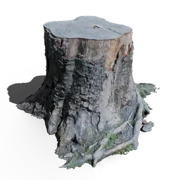 Cut Tree Stump B