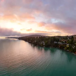 Colorful Sunrise Ocean Coast