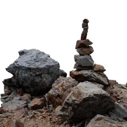 Stack of Rocks in mountain