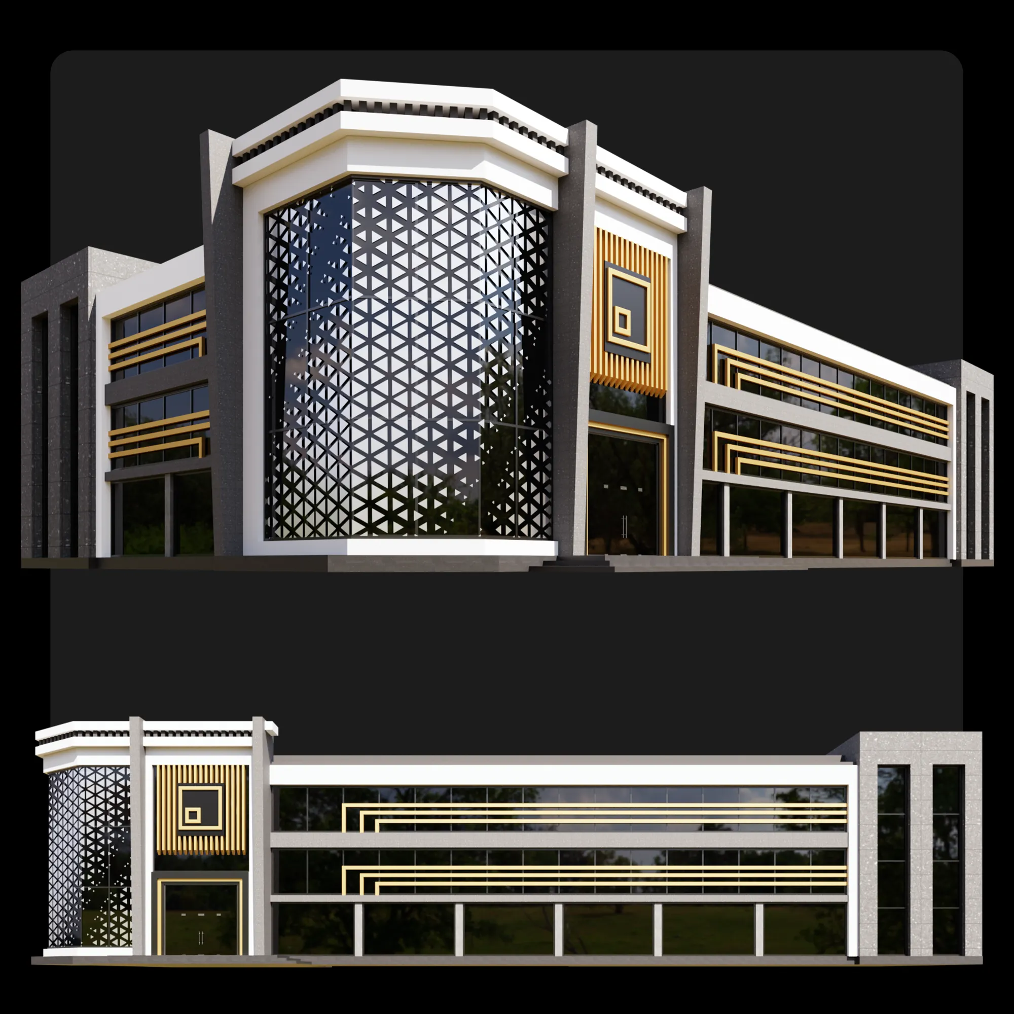 Contemporary Building - Blender Market