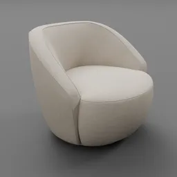 Restoration Hardware Lecco Swivel Chair