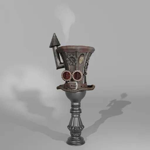 Dr Steam Brain Top Hat