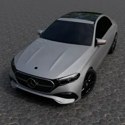 Mercedes Benz E350(Rigged)