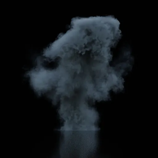 Ground Smoke Cloud Static