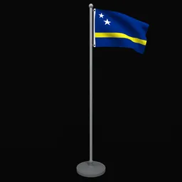 Animated Flag of Curacao