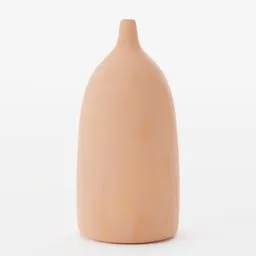 Red clay vase