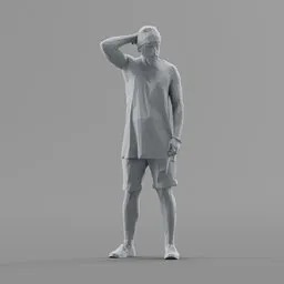 Lowpoly Male Standing