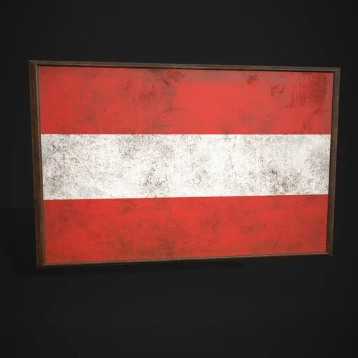 Austria Flag Picture Frame