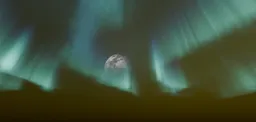 Aurora Fog Moon