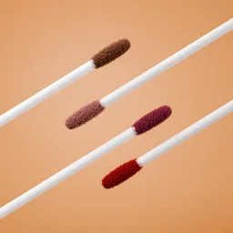 Lipstick brushes mockup