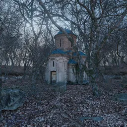 Church In Winter Forest