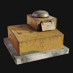 FT-17 TSF Radio Command Bunker Yellow