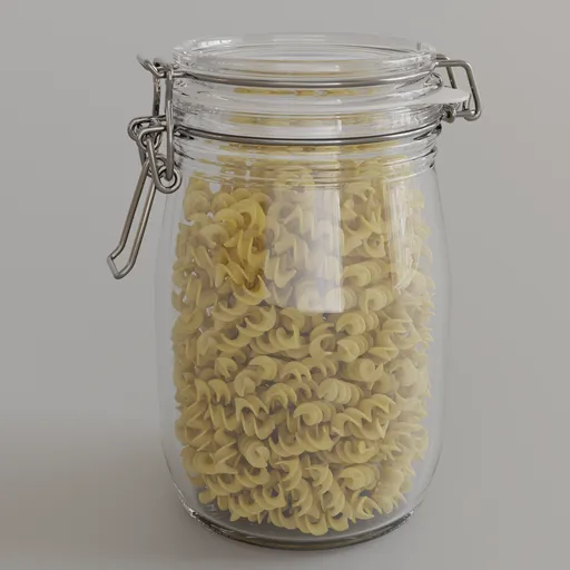 Jar of fusilli