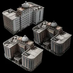 Scan Old building hotel