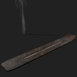 Incense sticks with stand