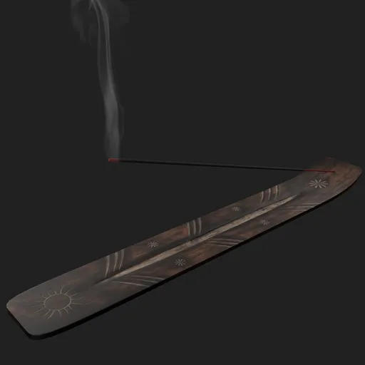 Incense sticks with stand