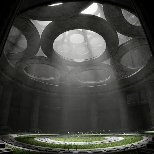 Round forgotten temple