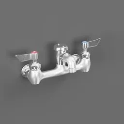 Commercial Wall-Mounted Faucet