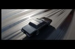 Detailed 3D model of a classic Oldsmobile Cutlass, perfect for Blender visualization projects.