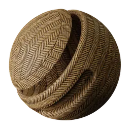 Wooden brown wicker