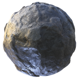 High-resolution PBR Stone Ground material for 3D modeling and rendering in Blender and similar software.