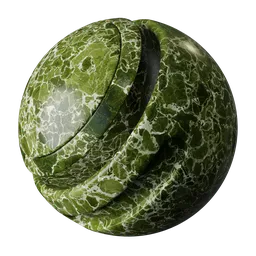 Green marble
