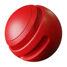 Red Painted Metal