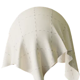 Quilted Beige Fabric