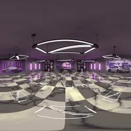 Purple Car Studio lighting