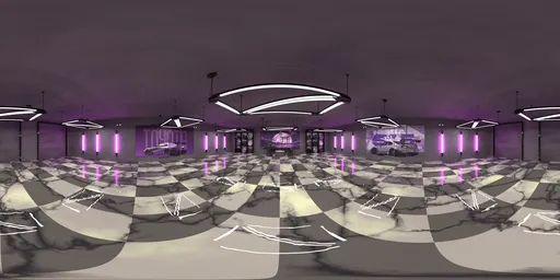 Purple Car Studio lighting