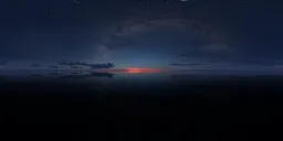 Colorful Peaceful Night Sky